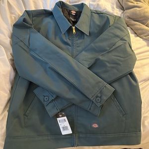 Dickies Men's Insulated Eisenhower Front-Zip Jacket Lincoln Green Size L